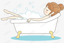 洗澡动漫,动漫中的沐浴时光